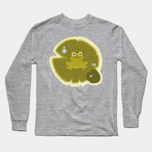 croak croak frog Long Sleeve T-Shirt by Aurealis